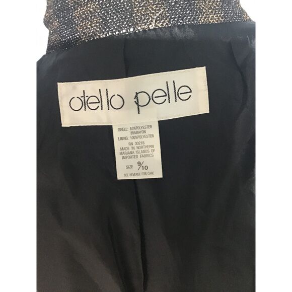 Otello Pelle Cropped Jacket Gray White Brown - Picture 9 of 9